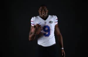 Florida Gators recruiting TE target Kamari Morales at his junior day visit- 1280x853