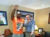 Florida Gators linebacker commit Jammal Abrams with Dan Mullen-768x1024