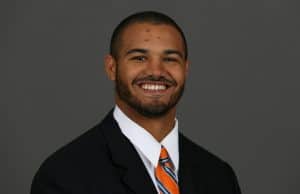 University of Florida linebackers coach Christian Robinson / Photo courtesy of University of Florida Communications