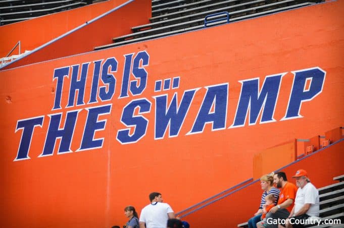 The Swamp sign inside Ben Hill Griffin Stadium- 1280x850