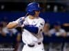 University of Florida infielder Jonathan India in his stance during the Florida Gators 2018 season opener against Siena- Florida Gators baseball- 1280x853