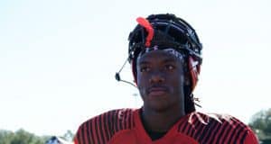 University of Florida quarterback Emory Jones walks off of the practice field after the third day of practices at the Under Armour All-American Game- Florida Gators football- 1280x853