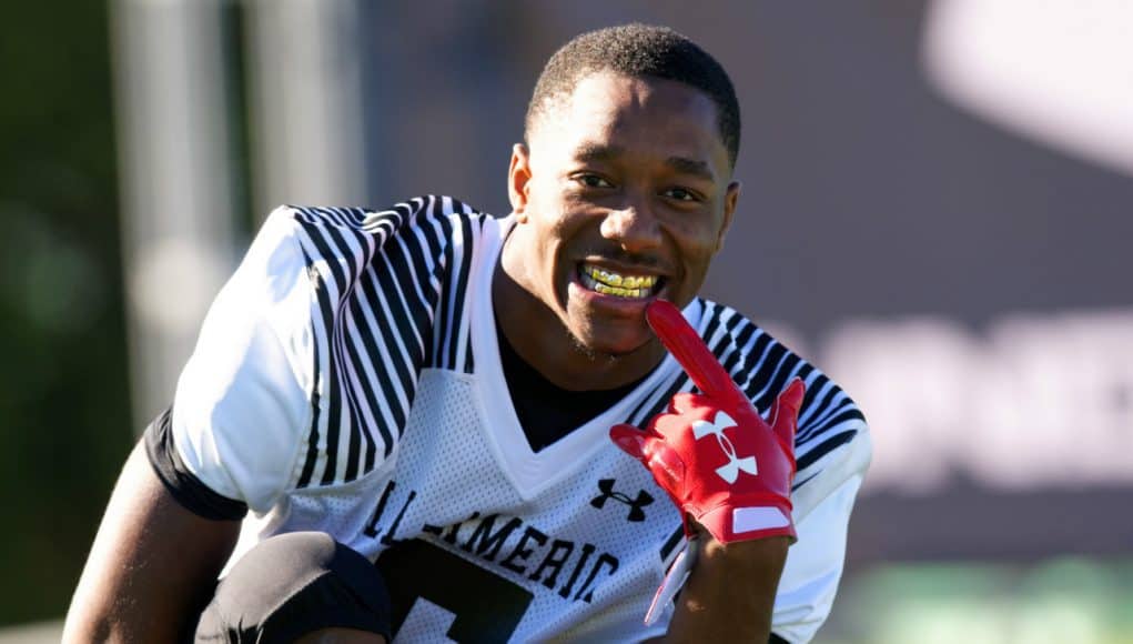 University of Florida recruit Jacob Copeland poses after practice during the Under Armour All-American game week- Florida Gators recruiting- 1280x853