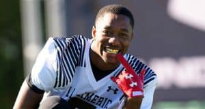 University of Florida recruit Jacob Copeland poses after practice during the Under Armour All-American game week- Florida Gators recruiting- 1280x853