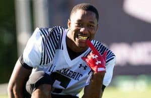 University of Florida recruit Jacob Copeland poses after practice during the Under Armour All-American game week- Florida Gators recruiting- 1280x853