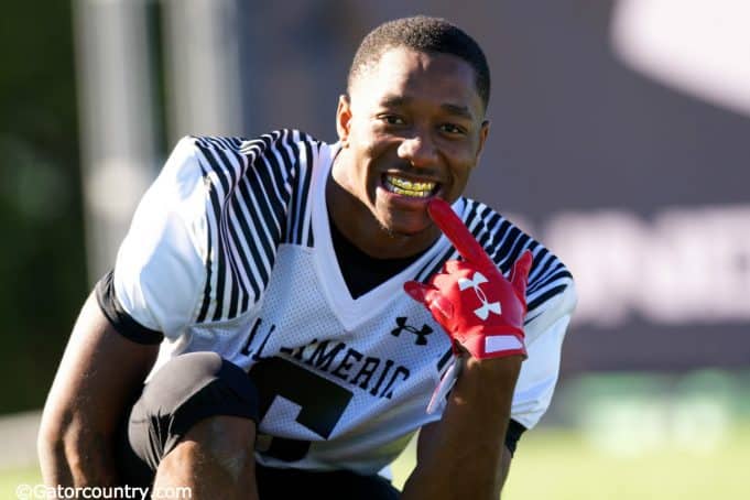 University of Florida recruit Jacob Copeland poses after practice during the Under Armour All-American game week- Florida Gators recruiting- 1280x853