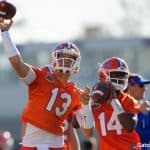 Florida Gators quarterbacks Emory Jones and Feleipe Franks- 1280x853