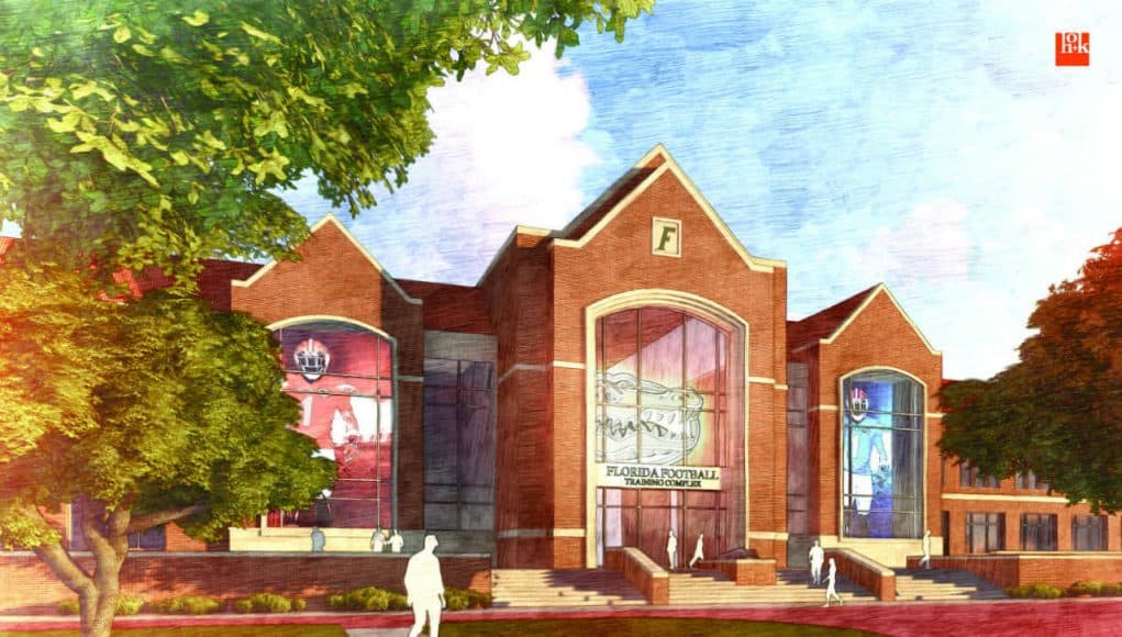 UF Football Operations Building Conceptual Rendering / UAA Communications
