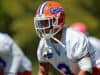 University of Florida cornerback Marco Wilson lines up for a drill during the Florida Gators second spring practice- Florida Gators football- 1280x853