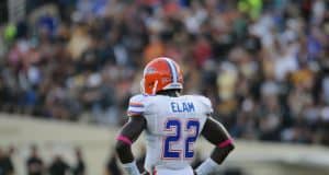 University of Florida junior Matt Elam on the field at Vanderbilt- Florida Gators photo - 1280x850