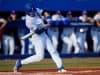 University of Florida outfielder Wil Dalton singles against the Florida State Seminoles- Florida Gators baseball- 1280x853