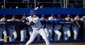 University of Florida outfielder Wil Dalton takes a swing in a win over the Florida State Seminoles- Florida Gators baseball- 1280x853