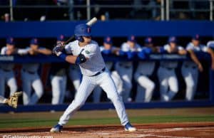 University of Florida outfielder Wil Dalton takes a swing in a win over the Florida State Seminoles- Florida Gators baseball- 1280x853