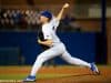 University of Florida pitcher Jack Leftwich throws a pitch in a win over the Florida State Seminoles- Florida Gators baseball- 1280x853