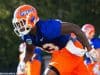 University of Florida receiver Rick Wells goes through drills during the Florida Gators first spring practice- Florida Gators football- 1280x853