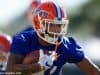 University of Florida receiver Trevon Grimes running through a drill during the Florida Gators second spring practice- Florida Gators football- 1280x853