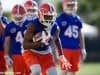 University of Florida receiver Van Jefferson catches a pass during a drill in the Florida Gators first practice of spring camp- Florida Gators football- 1280x853
