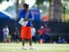 University of Florida special teams coordinator and running backs coach Greg Knox watch the Florida Gators work during a special teams drill- Florida Gators football- 1280x853