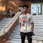 2020 defensive back Fred Davis at the Orange and Blue game 2018- 1280x960
