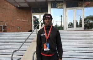 Defensive back Chester Kimbrough visiting the Florida Gators for the Orange and Blue game- 1280x960