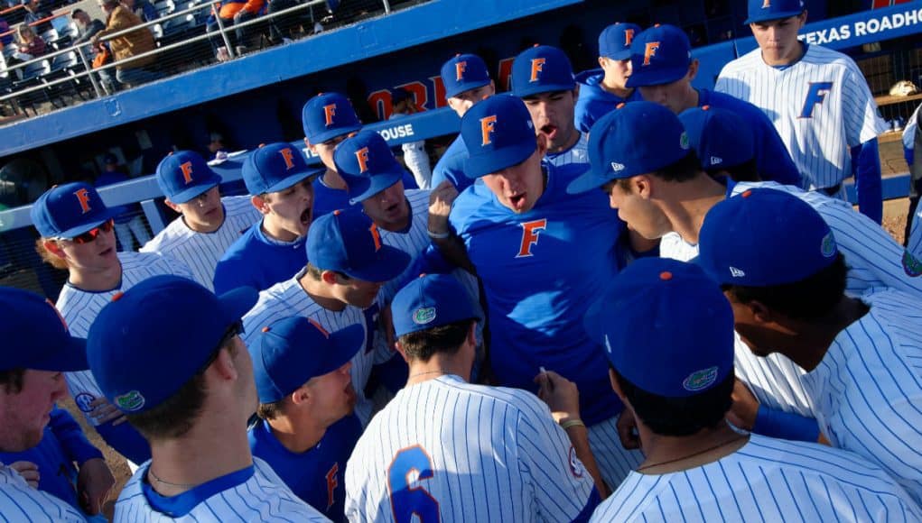 Florida Gators baseball before the Auburn game 2018- 1280x852