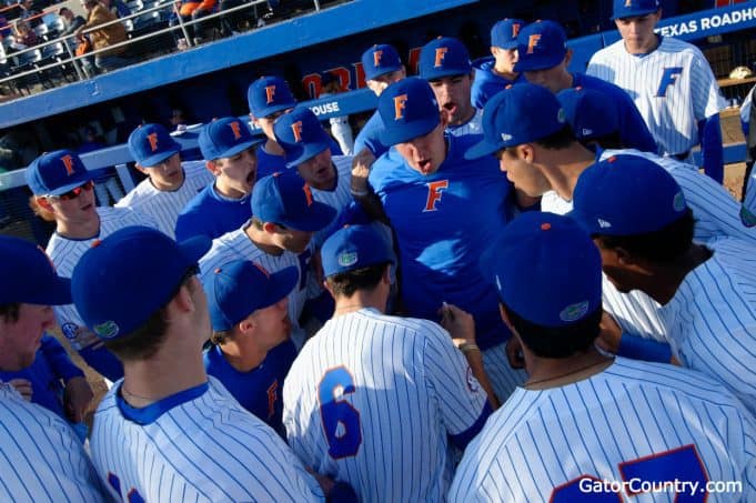 Florida Gators baseball before the Auburn game 2018- 1280x852