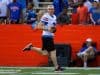 Former University of Florida wide receiver Travis McGriff catches a touchdown pass during the Florida Gators spring game- Florida Gators football- 1280x853