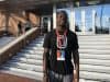 Running back Trey Sanders visiting the Florida Gators Orange and Blue game- 1280x960