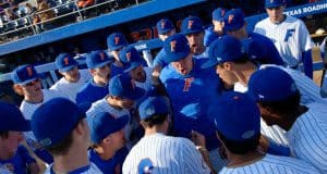 The University of Florida Gators get ready before their first matchup against the FSU Seminoles- Florida Gators baseball- 1280x852