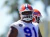 University of Florida transfer defensive lineman Marlon Dunlap at the Florida Gators first spring practice- Florida Gators football- 1280x1036