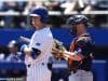 University of Florida Gators outfielder Wil Dalton blows a bubble as he steps up to the plate- Florida Gators baseball- 1280x853