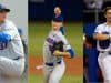 Jackson Kowar (left), Brady Singer (center) and Jonathan India (right) became the first three Florida Gators teammates to be selected in the first round of the MLB Draft in the same year-1247x624-florida gators baseball