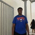 Offensive lineman Warren McClendon visiting the Florida Gators- 1280x960