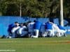 The University of Florida Gators baseball team says a group prayer before their game against the Florida State Seminoles- Florida Gators baseball- 1280x853