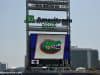 The University of Florida logo on the Jumbotron at TD Ameritrade Park as the Florida Gators practice for the first time at the 2018 College World Series- Florida Gators baseball- 1280x850
