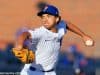 University of Florida freshman pitcher Jordan Butler delivers to the mound against the Florida State Seminoles- Florida Gators baseball- 1280x853