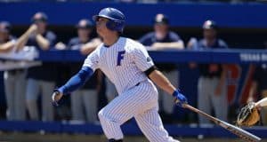 University of Florida outfielder Wil Dalton singles against the Florida State Seminoles - Florida Gators baseball- 1280x853