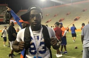 Florida Gators WR target TJ Jones at FNL-1280x960