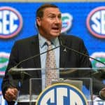 Florida Gators head coach Dan Mullen speaks at SEC Media Days in Atlanta-1280x852