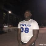 Florida Gators linebacker commit Jammal Abrams at FNL- 1280x960