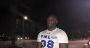 Florida Gators linebacker commit Jammal Abrams at FNL- 1280x960