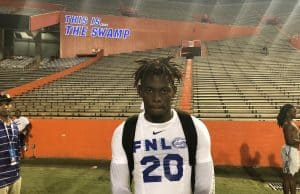 Forest High School athlete Diwun Black poses after working out at Friday Night Lights- Florida Gators recruiting- 1280x960