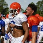 Florida Gators quarterback Feleipe Franks and WR Trevon Grimes- 1280x853