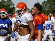 Florida Gators quarterback Feleipe Franks and WR Trevon Grimes- 1280x853