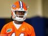 University of Florida freshman quarterback Emory Jones goes through his very first practice during spring camp- Florida Gators football- 1280x853
