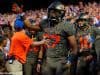 University of Florida freshman safety Quincy Lenton gets ready to take the field before the Florida Gators game against Texas A&M in 2017- Florida Gators football- 1280x852