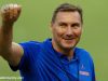 University of Florida head coach Dan Mullen speaks to campers at the Florida Gators Friday Night Lights football camp in 2018- Florida Gators football- 1280x853