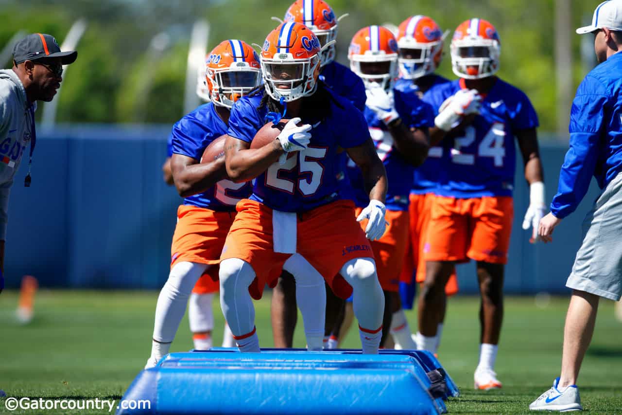How will the Gators use their stable of running backs?