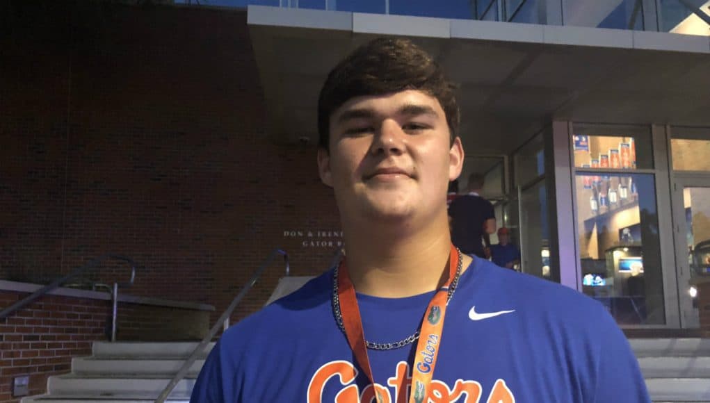 Florida Gators 2020 offensive line target Zane Herring- 1280x960