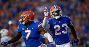 Florida Gators DB Chauncey Gardner-Johnson and DE Jeremiah Moon- 1280x853